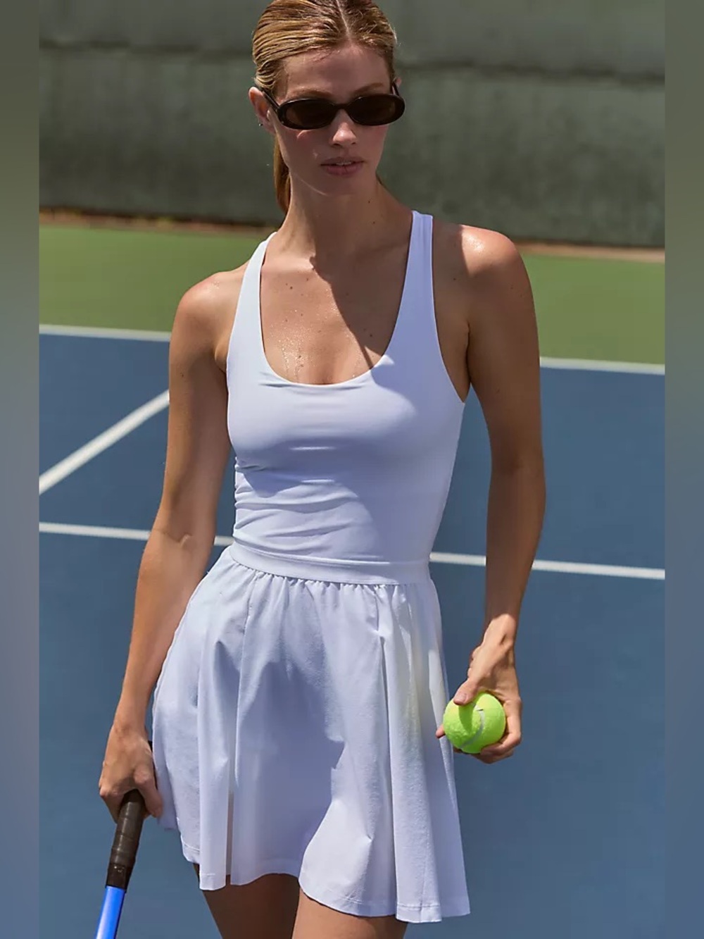 Beyond Yoga Score Pleated Mini Dress